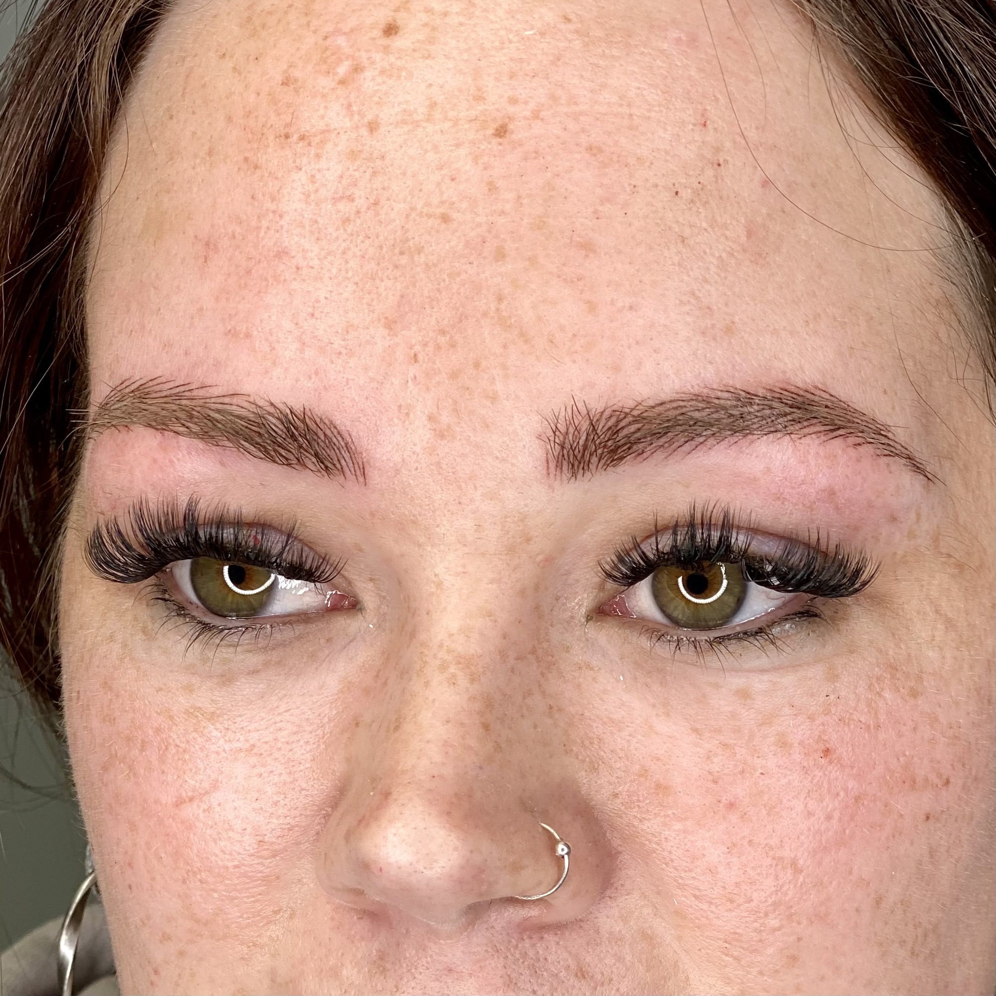 Nano brows hair strokes permanent makeup 